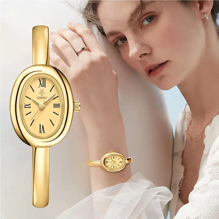 Montre élégante et minimaliste YaLaLuSi avec mouvement quartz pour femmes, idéale pour les occasions spéciales et le quotidien