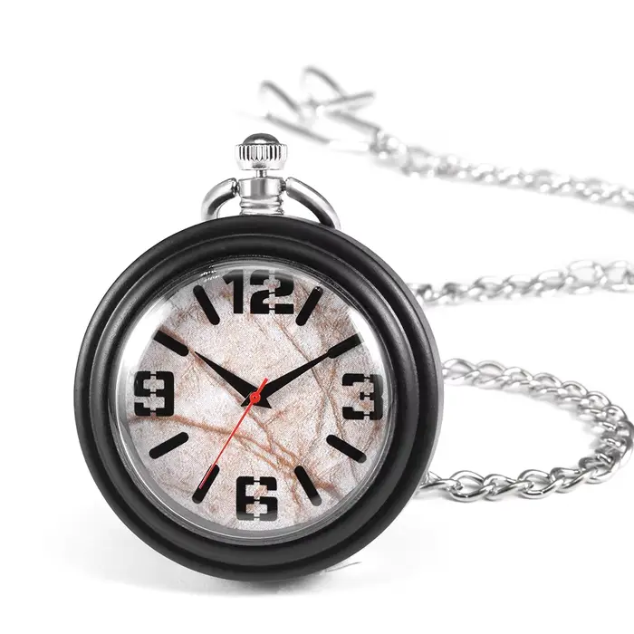 Montre de poche en bois