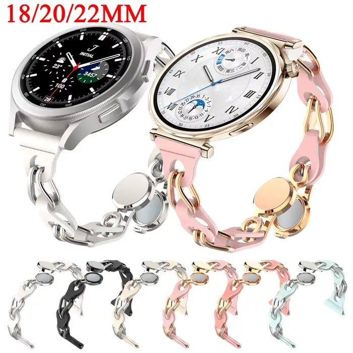 Bracelet chaîne métallique en Silicone