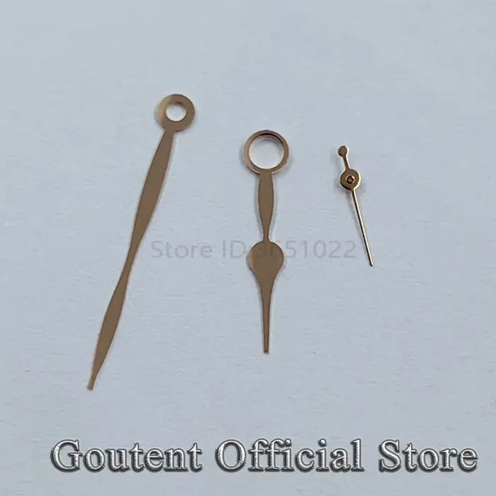 Goutent – aiguilles de montre argentées