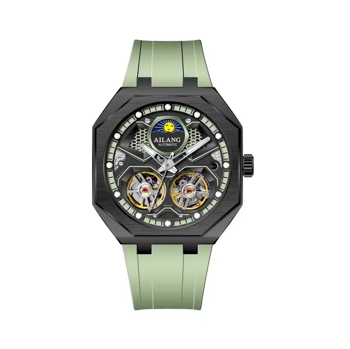 Montre mécanique automatique AILANG à double tourbillon et volants