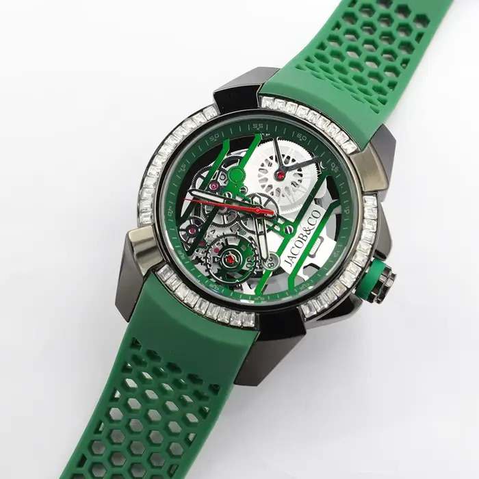 Montres de marque Jacob & Co de qualité supérieure pour hommes avec cadran spécial diamanté