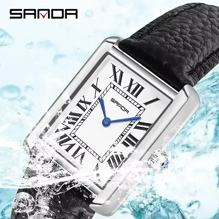 Montres à quartz de luxe SANDA 9031/1108 pour couple