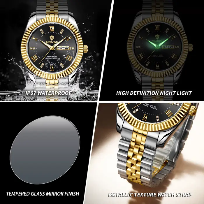 Montre homme BINBOND Week Display