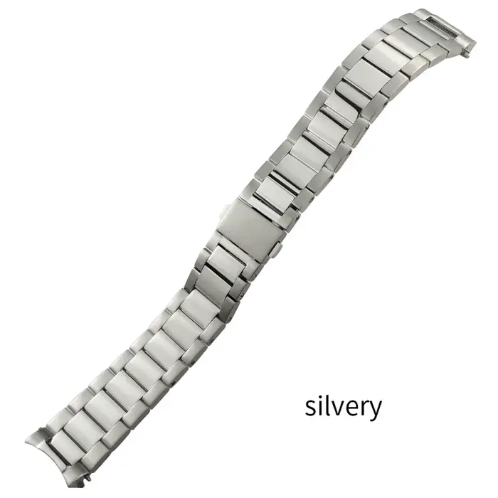 Bracelet de montre à extrémité incurvée pour Omega Seam84AT150 Aqua Terra, acier inoxydable 220.10.4