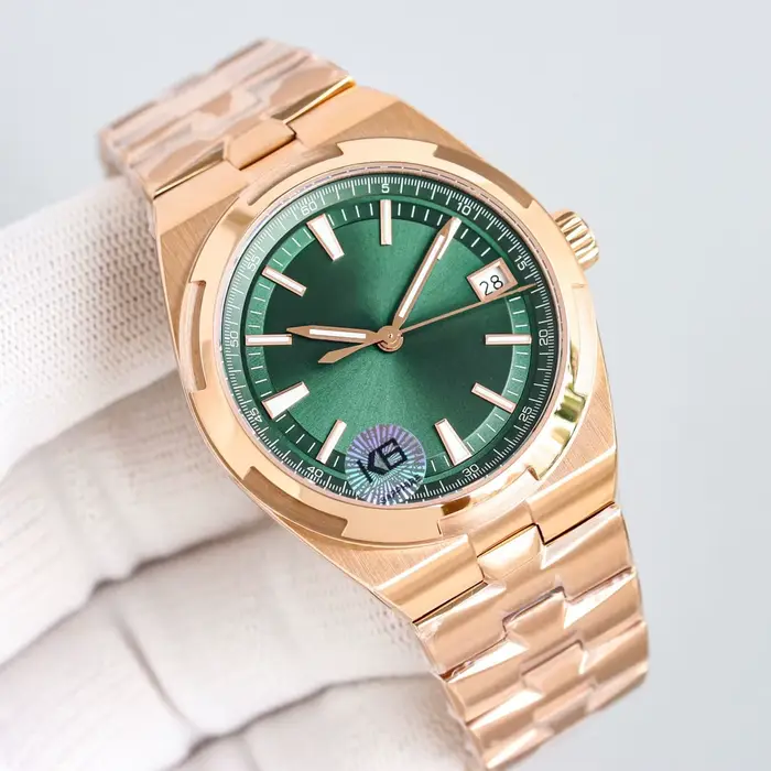 Overseas-ANGLANG 4500V Montres pour hommes Montre mécanique automatique 40MM Bracelet en acier