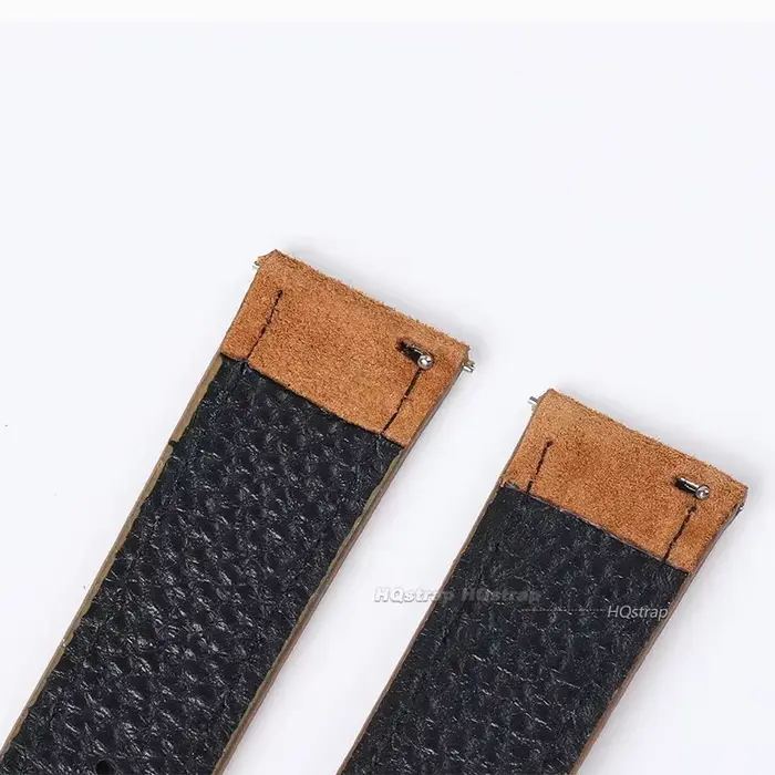 Bracelet de montre en cuir véritable suédé pour Seiko