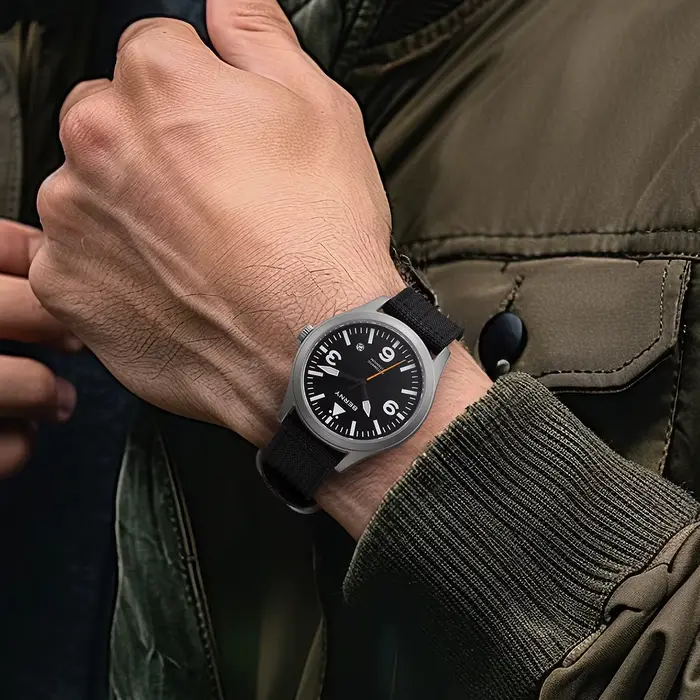 BERNY – montre automatique entièrement en titane pour hommes