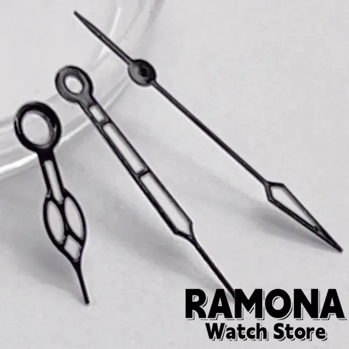 Aiguilles de montre Ramona en vert Shoous pour montres à mouvement automatique pour femmes et hommes, aiguilles interchangeables lumineuses pour horloges automatiques et montres mécaniques