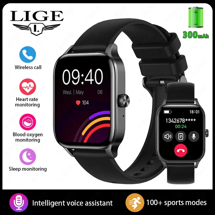 Montre intelligente de sport pour femme