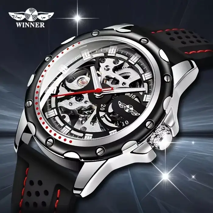 [1 Montre mécanique pour hommes]