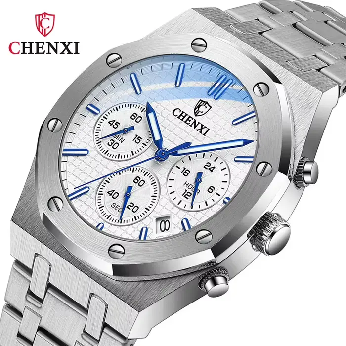 CHENghts-Montre de sport à quartz de luxe pour homme