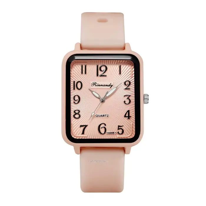 Montres de marque mode pour dames décontractées rectangulaires numériques simples pour dames montres