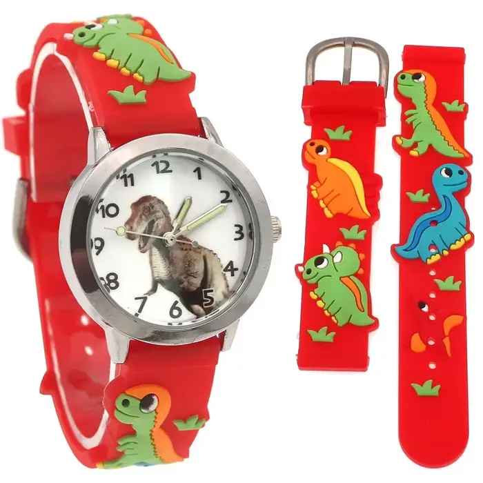 Montre de sport transparente à cadran orange coloré pour femmes