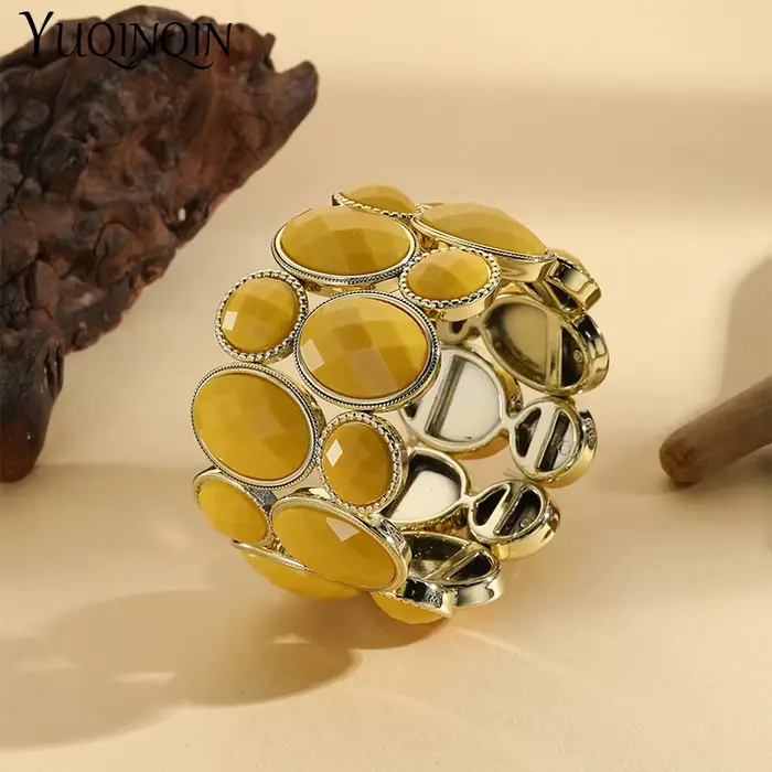 Nouveau bohème cadeaux de fête des mères bracelet bracelets charme extensible multicouche larges