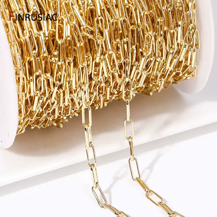 Chaînes plaquées or 14 carats pour bijoux DIY élégants à offrir pour femmes et hommes pour diverses occasions spéciales