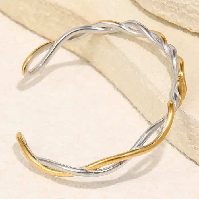Bracelet E.B.belle à nœuds avec lignes