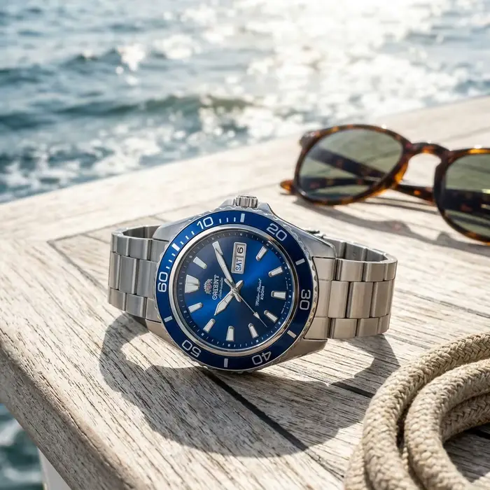 Montre de plongée Orient 200M étanche pour homme