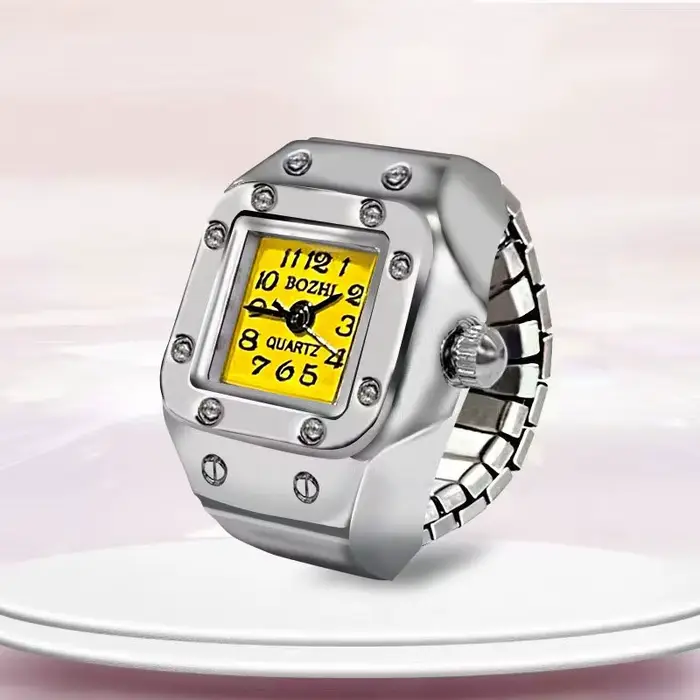 Montres Bagues Tendance pour Femmes et Hommes 2025 – Montres à Quartz Unisexe pour Fêtes, Bijoux Cadeaux pour Couples