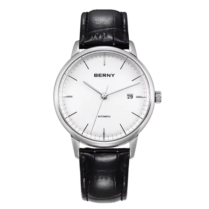 Montres automatiques BERNY pour hommes, montre mécanique de luxe mince pour homme, MIYOTA 9015 28800
