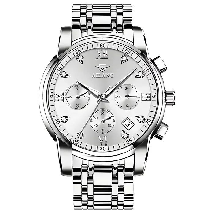Black Friday vente chaude remise joli chronographe Couple montres AILANG correspondant ensemble étanche lumineux multi-fonctionnel