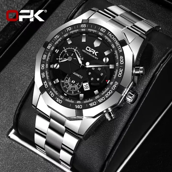 OPK 8127 montre pour hommes marque originale montre à Quartz étanche montre lumineuse pour homme mul