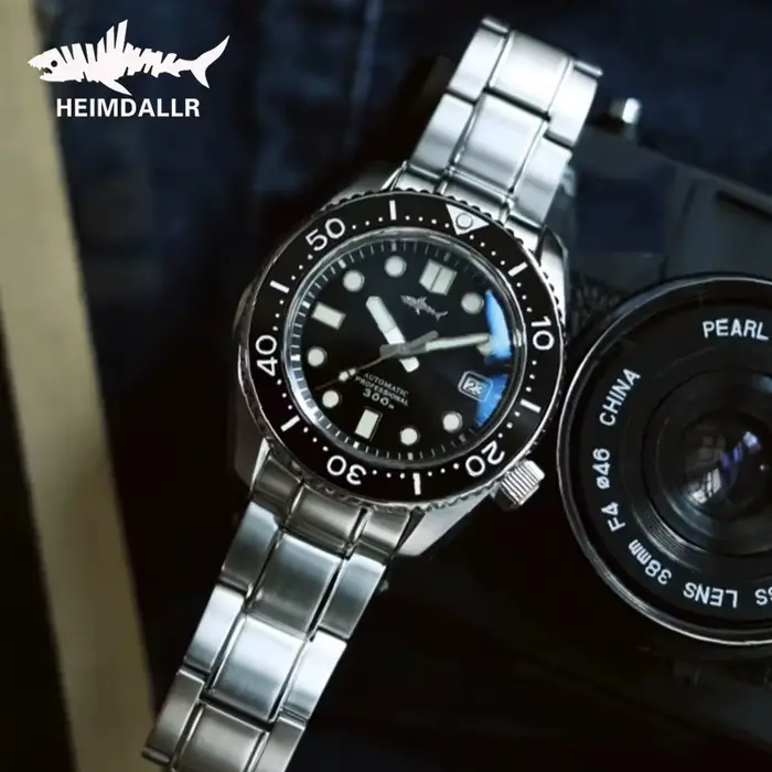 Montre Heimdallr MM300 Sumo SBDX étanche à 300M avec mouvement automatique NH35 pour homme occasions de plongée et style sportif