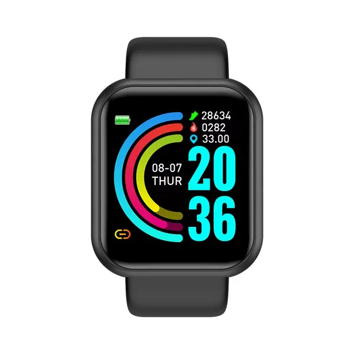 Montre intelligente multicolore pour enfants garçon fille mode LED montres numériques Bracelet en Si