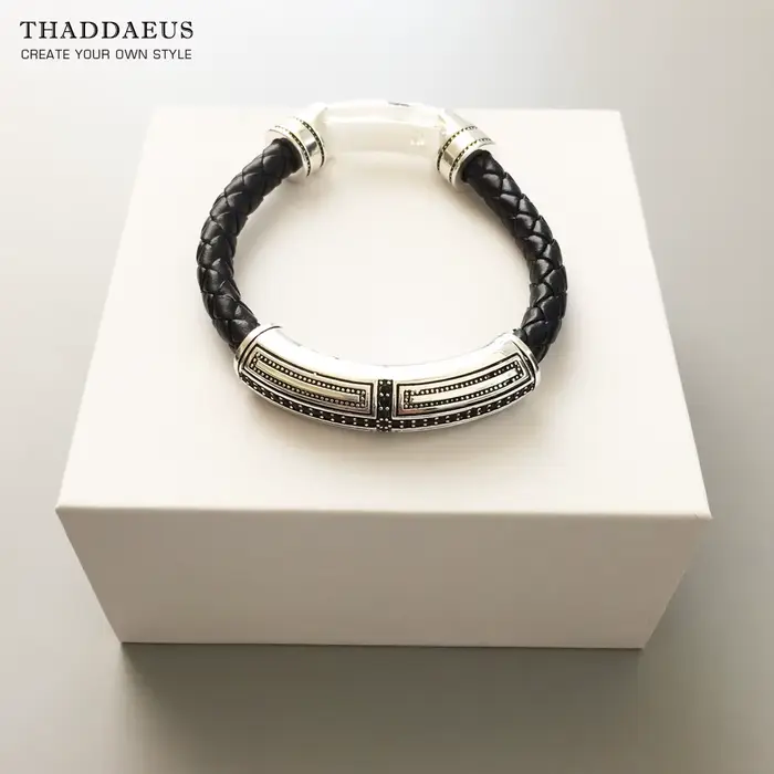 Tout nouveau Bracelet en cuir croix