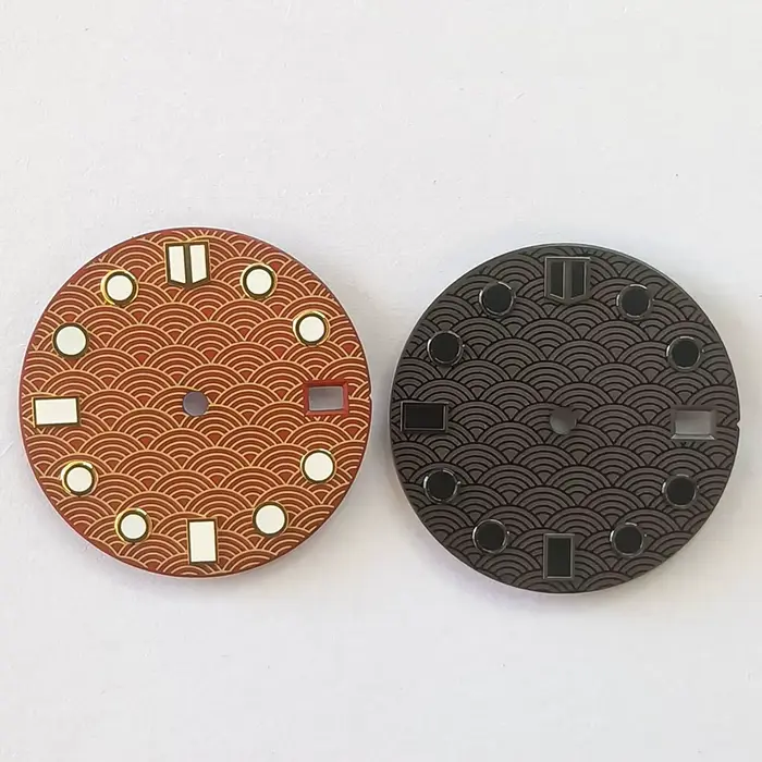 Cadran de montre NH35 personnalisé par impression laser