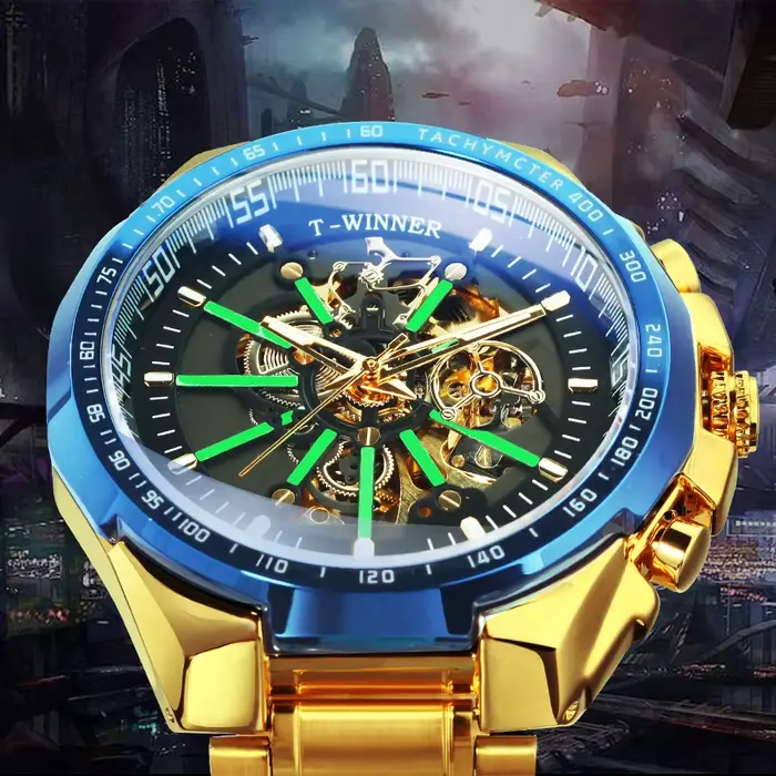 WINNER montre mécanique automatique officielle pour hommes