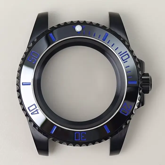 Boîtier de montre de haute qualité, 40mm, avec cristal saphir, étanche, pour Submariner Seiko NH35 N