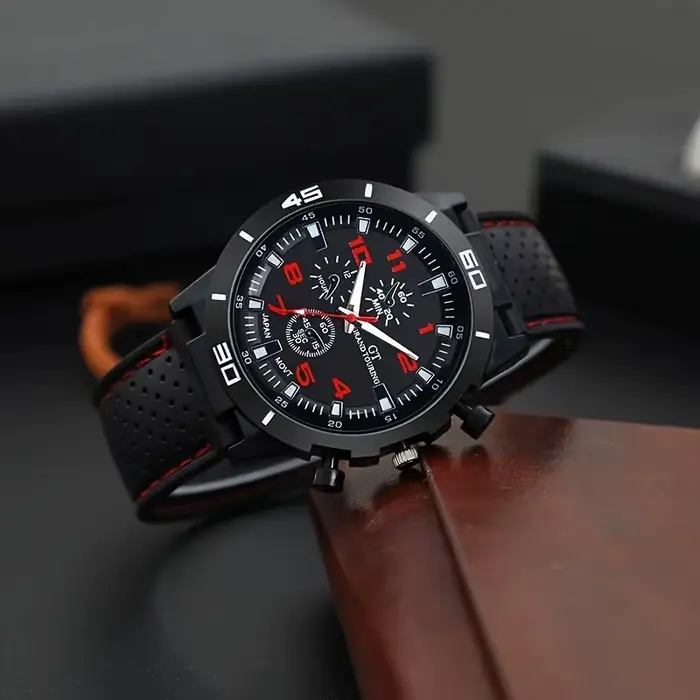 5 pièces de montre à quartz pour homme, parfaite comme cadeau de Noël