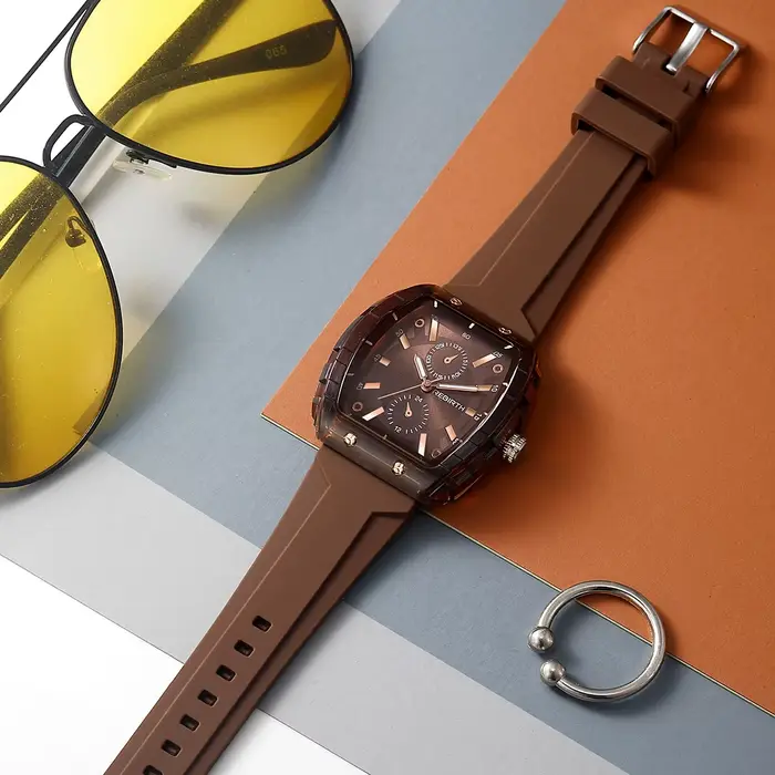 Montre Rebirth décontractée et universitaire quartz pour femme style mode et polyvalence occasions spéciales