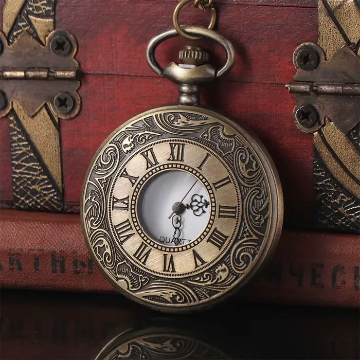 Montre de poche vintage à affichage romain