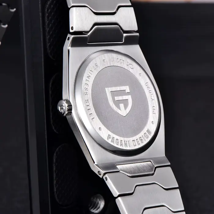 PAGANI DESIGN 2026 Montre de luxe pour homme Édition limitée Mouvement japonais Verre saphir Cadran rouge Acier inoxydable Étanche PDYS020