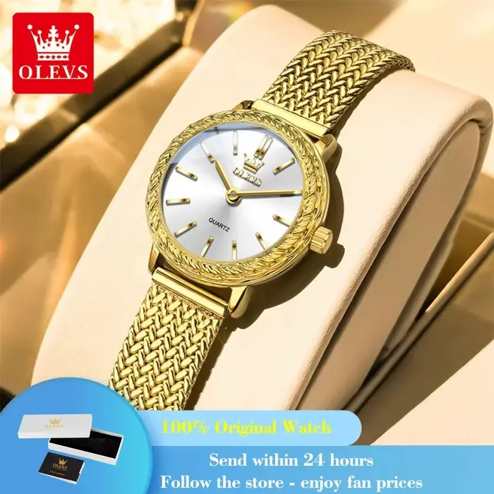 OLEVS 5643 femme montre haut mince