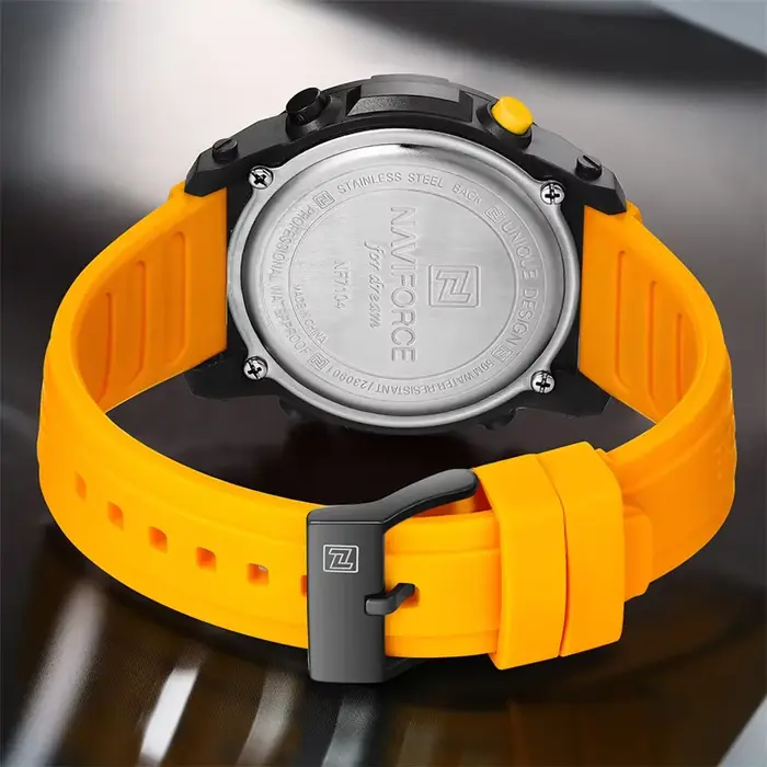 NAVIFORCE NF7104 montre numérique hommes militaire Sport chronographe montre-bracelet chronomètre étanche Original mâle électronique cadeau