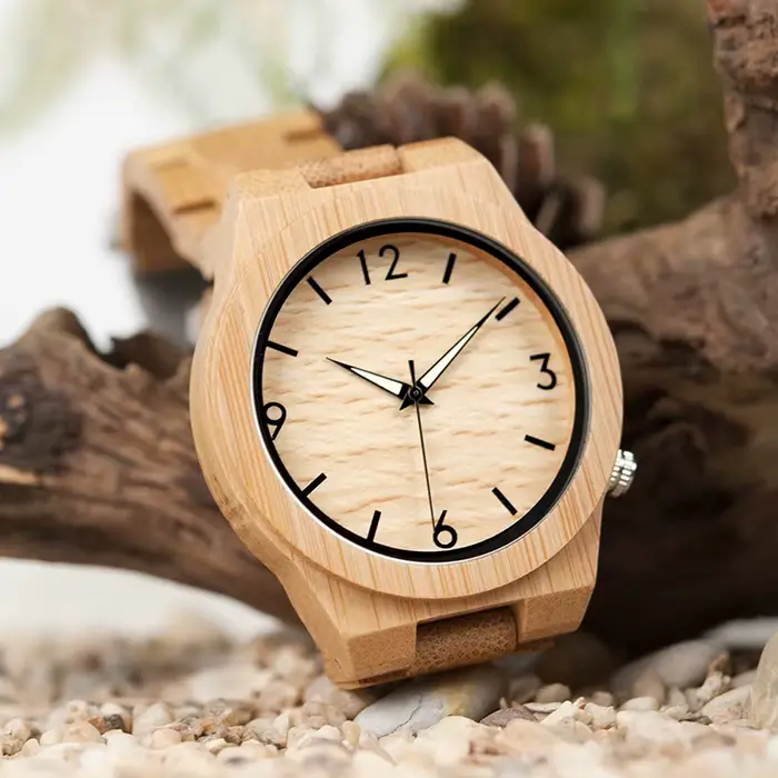 BOBO BIRD – montre en bois de bambou pour hommes
