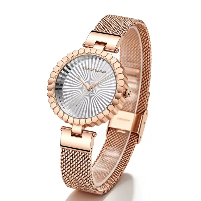 Montre pour femme en or rose 35 mm