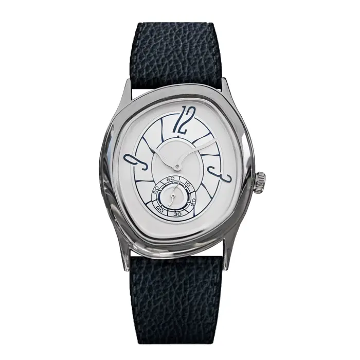 Nouvelle montre torsadée effet fondant pour hommes et femmes, boîtier irrégulier unique, bracelet en