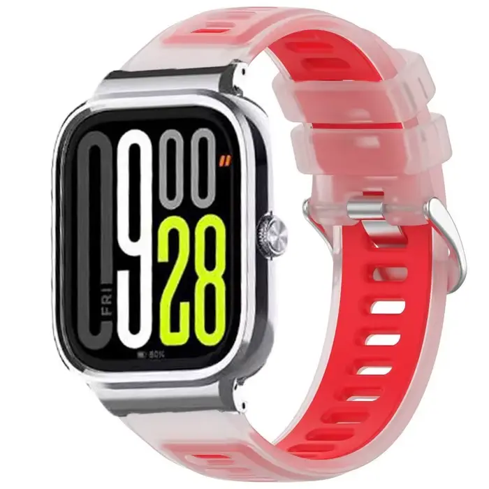 Bracelet en Silicone + cadre métallique pour montre intelligente Redmi 4/5