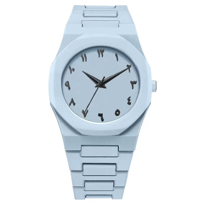 Nouvelle montre pour hommes à la mode Simple noir mâle montres à Quartz arabe numérique décontracté goutte