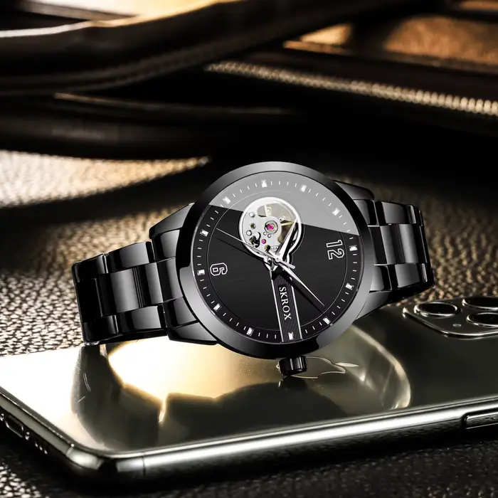 Montres-bracelets mécaniques étanches pour hommes