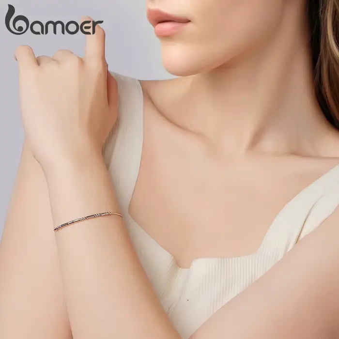 BAMOER – Bracelet en argent Sterling 925