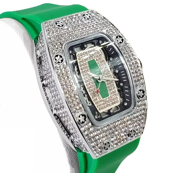 Montre verte pour femmes