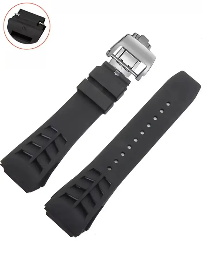 Bracelet de montre en caoutchouc pour la série Richard MILLE