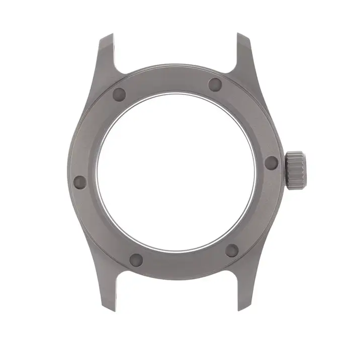 Boîtier de montre gris en alliage de titane 36mm
