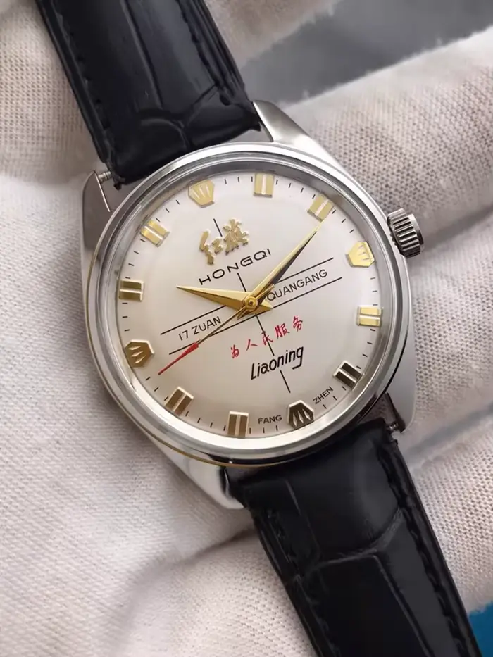 Vintage Hongqi montres hommes 36mm main vent mécanique montres rétro chinois Antique manuel remontag