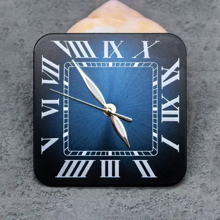 Cadran NH35 27mm, cadran carré Santos et aiguilles de montre